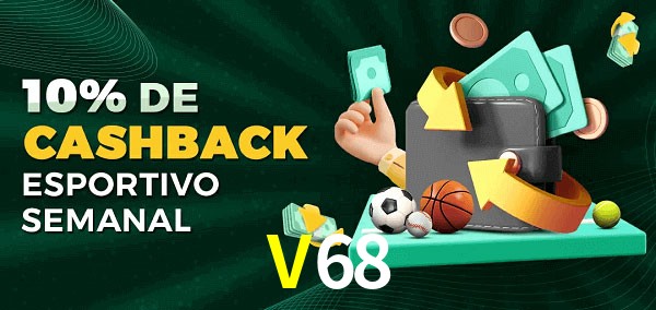 10% de bônus de cashback na V68